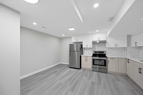 68 Laguna Close Ne, Calgary, AB - Indoor Photo Showing Kitchen With Stainless Steel Kitchen