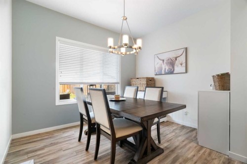 57 Amery Crescent, Crossfield, AB - Indoor Photo Showing Dining Room