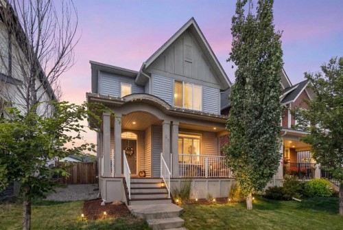57 Amery Crescent, Crossfield, AB - Outdoor With Deck Patio Veranda With Facade