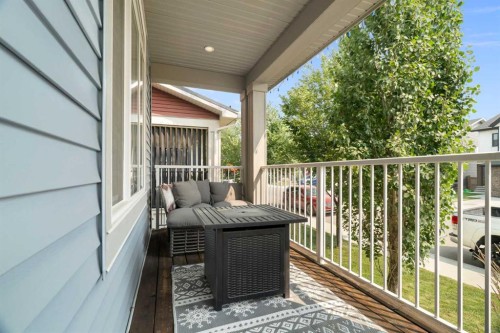 57 Amery Crescent, Crossfield, AB - Outdoor With Deck Patio Veranda With Exterior