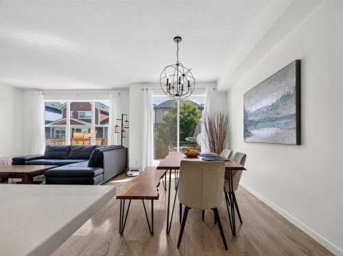 228 Masters Crescent Se, Calgary, AB - Indoor Photo Showing Dining Room