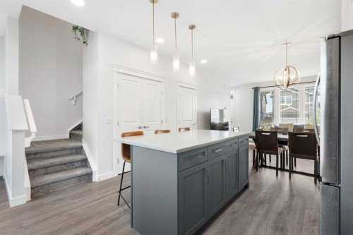 37 Verity Manor Sw, Calgary, AB - Indoor Photo Showing Kitchen With Upgraded Kitchen