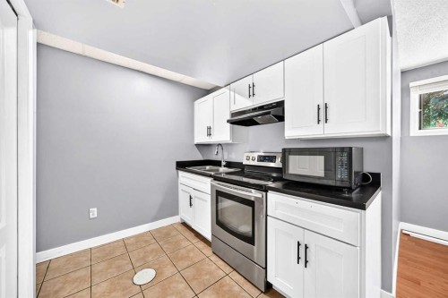 514 Whitehill Place Ne, Calgary, AB - Indoor Photo Showing Kitchen With Double Sink