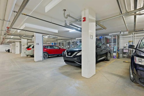 1106-175 Silverado Boulevard Sw, Calgary, AB - Indoor Photo Showing Garage