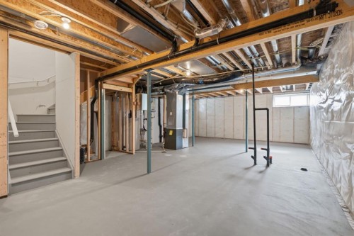 212 Lewiston Landing Ne, Calgary, AB - Indoor Photo Showing Basement