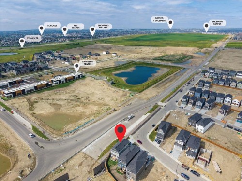 212 Lewiston Landing Ne, Calgary, AB -  With View