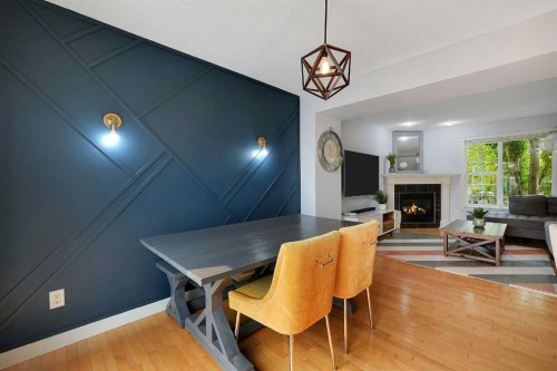 5532 Forand Street Sw, Calgary, AB - Indoor With Fireplace