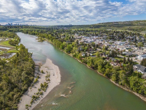 B-6120 33 Avenue Nw, Calgary, AB - Outdoor With Body Of Water With View