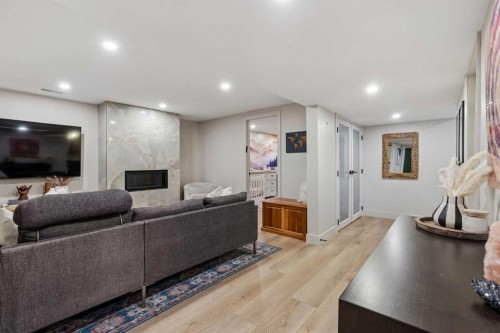 1414A 8 Avenue Se, Calgary, AB - Indoor Photo Showing Basement