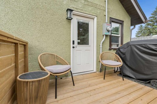 1414A 8 Avenue Se, Calgary, AB - Outdoor With Deck Patio Veranda With Exterior