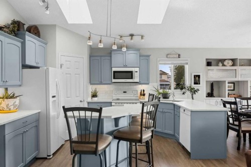 354 West Creek Springs, Chestermere, AB - Indoor Photo Showing Kitchen With Upgraded Kitchen