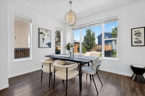 24 Auburn Meadows Green Se, Calgary, AB - Indoor Photo Showing Dining Room