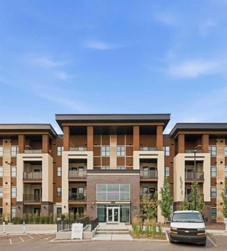 1410-81 Arbour Lake View Nw, Calgary, AB - Outdoor With Balcony With Facade