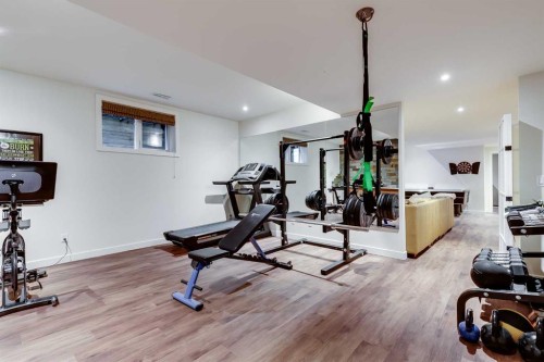 2330 7 Avenue Nw, Calgary, AB - Indoor Photo Showing Gym Room