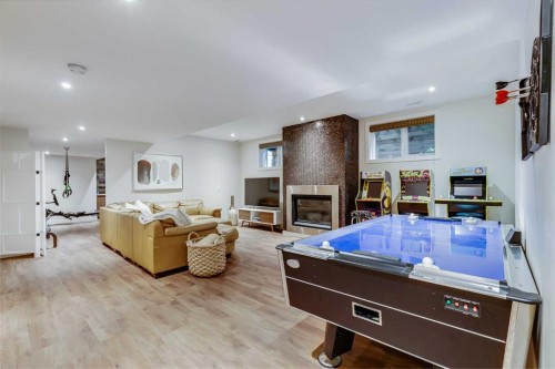 2330 7 Avenue Nw, Calgary, AB - Indoor With Fireplace