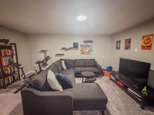 119 Fallswater Crescent Ne, Calgary, AB - Indoor Photo Showing Living Room