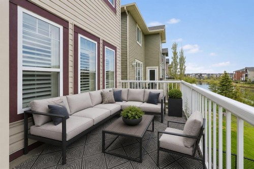 1826 Baywater Street Sw, Airdrie, AB - Outdoor With Deck Patio Veranda With Exterior