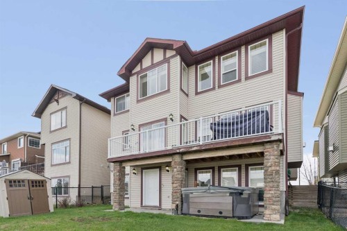 1826 Baywater Street Sw, Airdrie, AB - Outdoor With Deck Patio Veranda