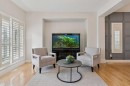 1826 Baywater Street Sw, Airdrie, AB  - Indoor Photo Showing Living Room 