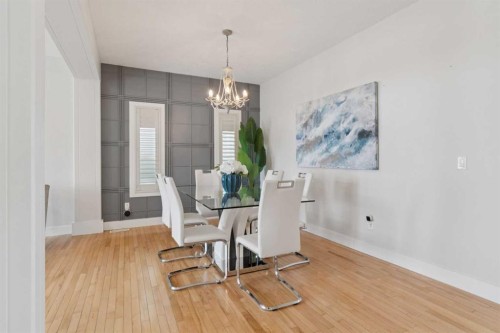 1826 Baywater Street Sw, Airdrie, AB - Indoor Photo Showing Dining Room
