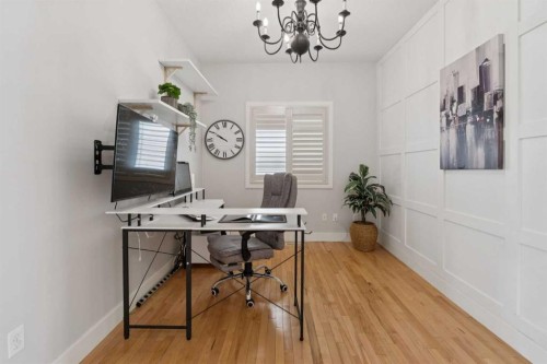 1826 Baywater Street Sw, Airdrie, AB - Indoor Photo Showing Office