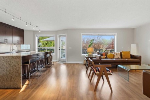 307 Hidden Cove Nw, Calgary, AB - Indoor Photo Showing Living Room