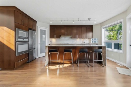 307 Hidden Cove Nw, Calgary, AB - Indoor Photo Showing Kitchen