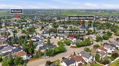 307 Hidden Cove Nw, Calgary, AB - Outdoor With View