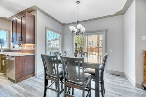 101 Hawkmere Place, Chestermere, AB - Indoor Photo Showing Dining Room