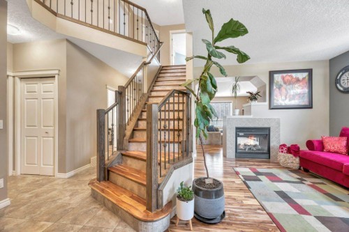 243 Westchester Boulevard, Chestermere, AB - Indoor With Fireplace