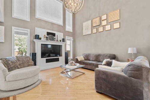 92 Cranston Drive Se, Calgary, AB - Indoor Photo Showing Living Room