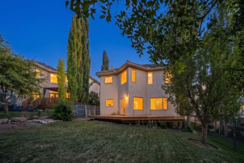 30 Gleneagles View, Cochrane, AB - Outdoor With Deck Patio Veranda