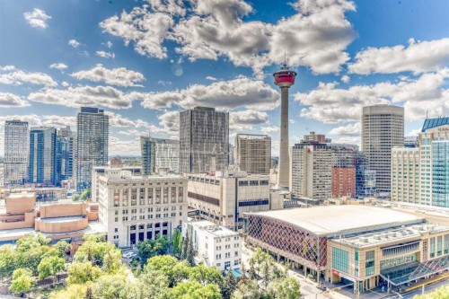 2209-221 6 Avenue Se, Calgary, AB - Outdoor With Deck Patio Veranda With View