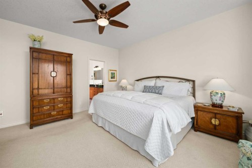 51 Elysian Crescent Sw, Calgary, AB - Indoor Photo Showing Bedroom
