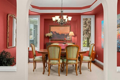51 Elysian Crescent Sw, Calgary, AB - Indoor Photo Showing Dining Room
