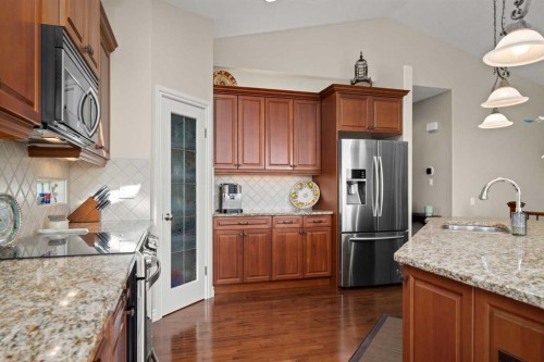 51 Elysian Crescent Sw, Calgary, AB - Indoor Photo Showing Kitchen With Stainless Steel Kitchen