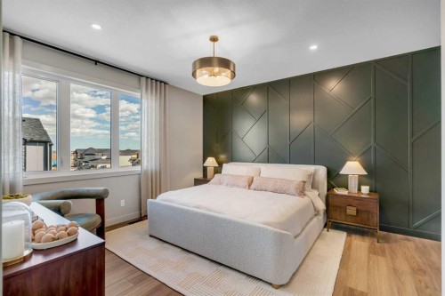 147 Siltstone Place, Balzac, AB - Indoor Photo Showing Bedroom