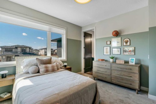 147 Siltstone Place, Balzac, AB - Indoor Photo Showing Bedroom