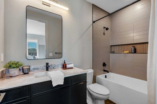 147 Siltstone Place, Balzac, AB - Indoor Photo Showing Bathroom
