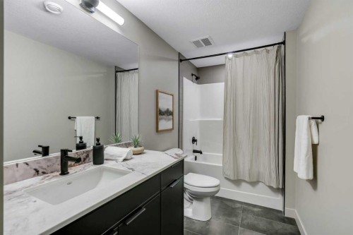 147 Siltstone Place, Balzac, AB - Indoor Photo Showing Bathroom
