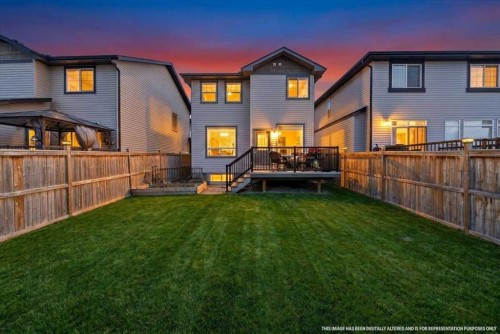 251 Hillcrest Circle Sw, Airdrie, AB - Outdoor With Deck Patio Veranda With Exterior