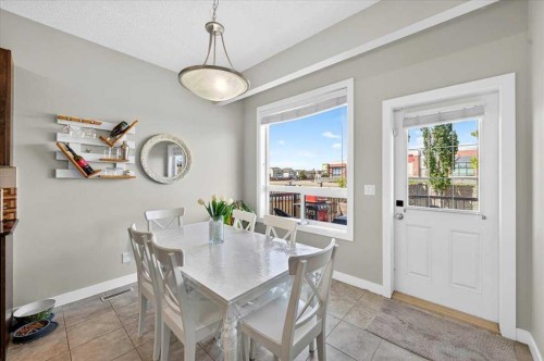 251 Hillcrest Circle Sw, Airdrie, AB - Indoor Photo Showing Dining Room