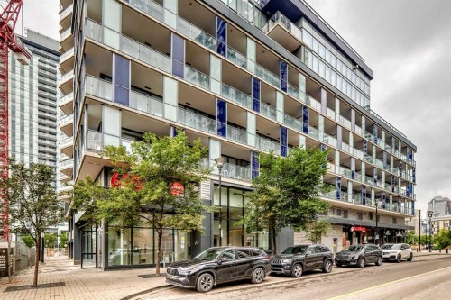 218-615 6 Avenue Se, Calgary, AB - Outdoor With Balcony With Facade