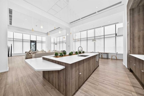 218-615 6 Avenue Se, Calgary, AB - Indoor Photo Showing Kitchen