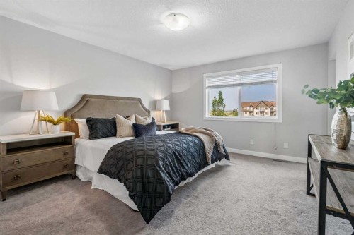 172 Brightoncrest Point Se, Calgary, AB - Indoor Photo Showing Bedroom