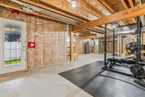 172 Brightoncrest Point Se, Calgary, AB - Indoor Photo Showing Basement