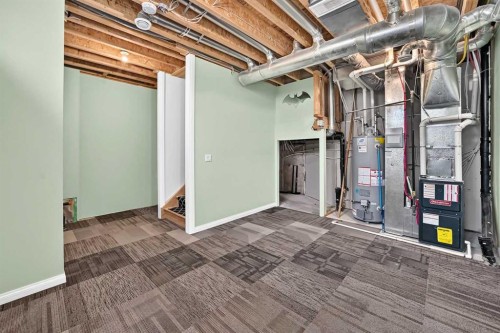 1803-1530 Bayside Avenue, Airdrie, AB - Indoor Photo Showing Basement