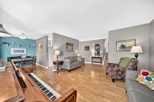 91 Templehill Drive Ne, Calgary, AB - Indoor Photo Showing Living Room