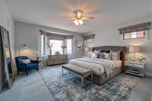 8 Prominence Path Sw, Calgary, AB - Indoor Photo Showing Bedroom