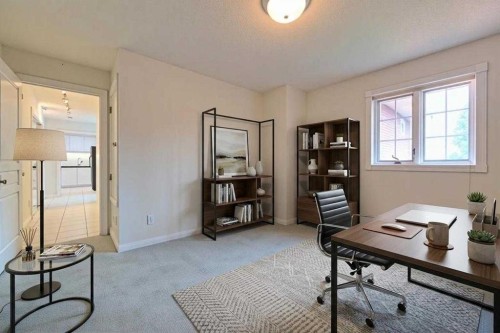 8 Prominence Path Sw, Calgary, AB - Indoor Photo Showing Office